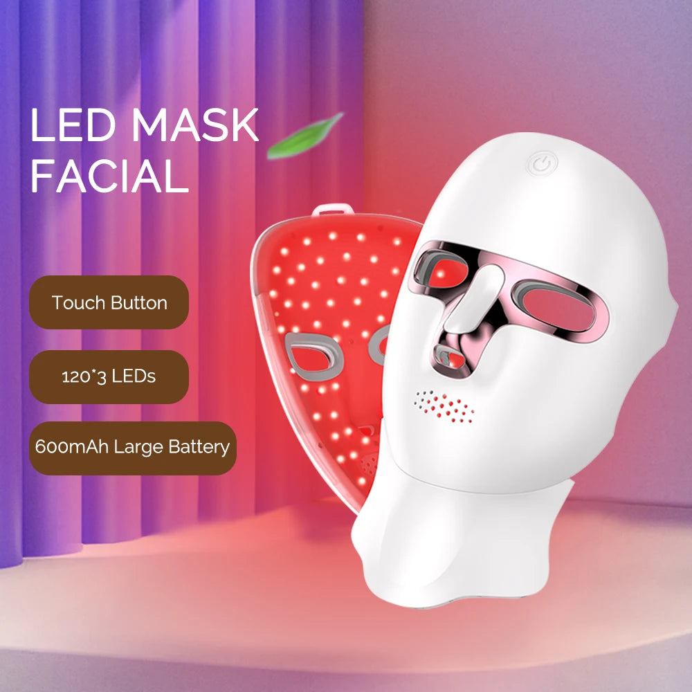 LumiGlow LED Light Therapy Face Mask
