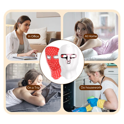 LumiGlow LED Light Therapy Face Mask