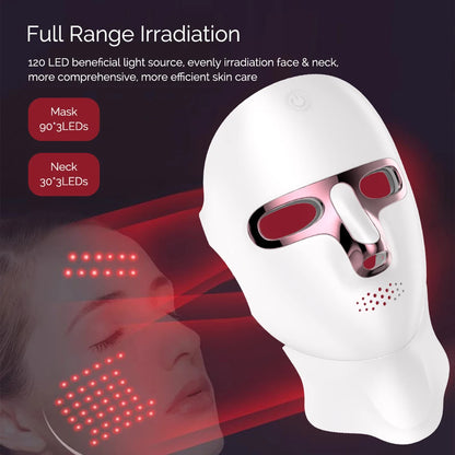 LumiGlow LED Light Therapy Face Mask
