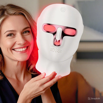 LumiGlow LED Light Therapy Face Mask